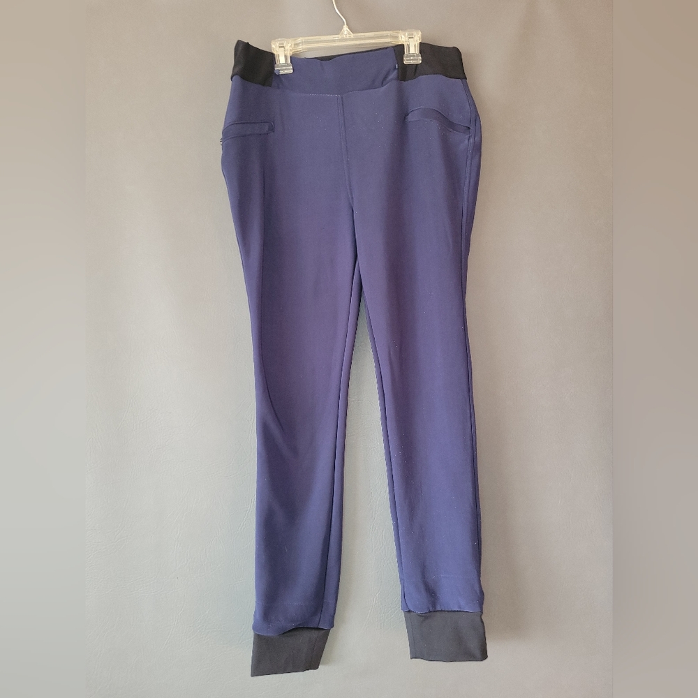 Universal fashion women's lining blue thermal pants tapered leg 1X